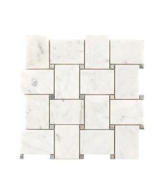 China Factory Price Carrara Marble Slabs Mosaic Flooring for sale