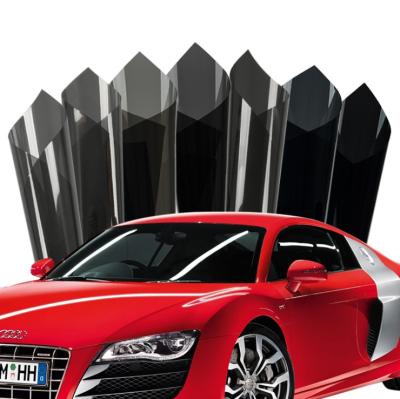 China 99% Self Adhesive Self Adhesive Car Window Heat Insulation Film Size Optional and Customized Blocking UV and IR Rate Light Transmittance for sale