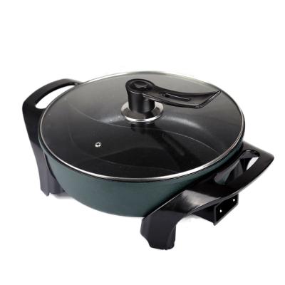 China Household Good Choice 32 Cm Double Flavor Electric Pot Barbecue 2 In 1 Hot Pot for sale