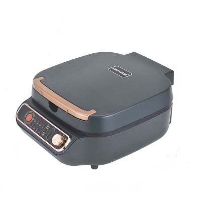 China Multiple Cooking Pan Computer Panel Screen Nonstick Multifunction Electric Hot Pot With Grill for sale