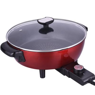 China Hotel Good Quality CE Gs Home Electric Multifunctional Electric Frying Pan 30cm Saucepan for sale