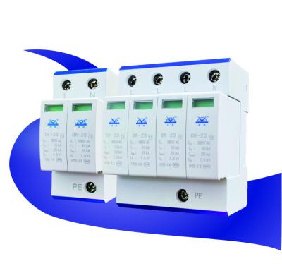 China TT/TN System DK-40 2P/4P Surge Arresters 220v 4 Pole Surge Protector Voltage And Surge Protector for sale