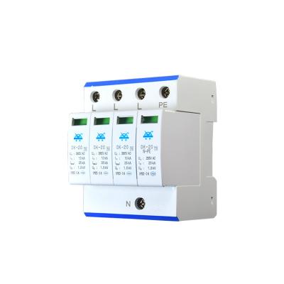 China Dikai Factory 3P 20kA Lightning Surge Protector Low Voltage 385v Supressor DK-20 4P for sale