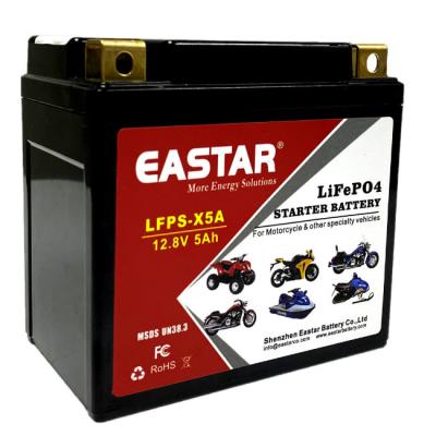 China Machine- Start High Discharge Rate Lithium 12V 5ah LiFePO4 Battery for sale