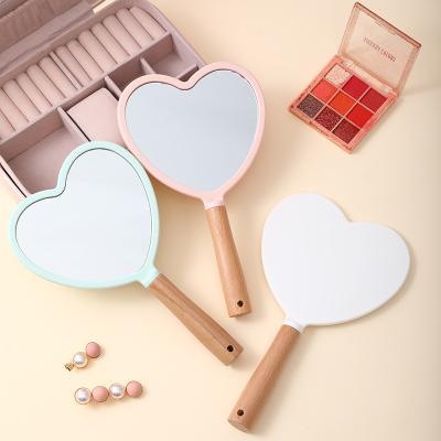 China Makes Apply Makeup Custom Shapes All Sizes Vanity Espejo Private Label Pocket Mirror / Small White Makeup Mirror / Pocket Wood Compact Make Up Mirror for sale