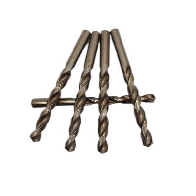 China Drilling Holes CNC M35 HSS-CO Cobalt Drill Bits HSS Twist Drill Bits For Stainless Steel for sale