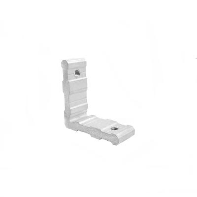 China Factory direct extremely narrow door durable and strong 45 degree angle profile corner aluminum connector for sale