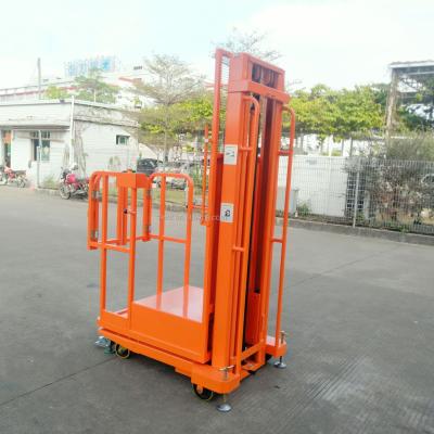 China Hotels 200kg Battery Operated Semi Electric Aerial Order Picker for sale