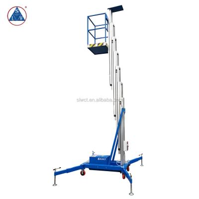 China Home Use AC Powered Mast Manlift Electric Hydraulic Portable Platform for sale