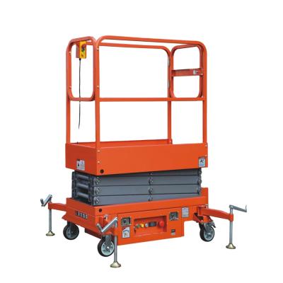 China Building Material Shops Semi Electric 3900mm Mini Scissor Hydraulic Platform for sale