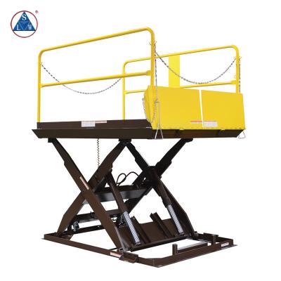 China Hotels Power Fixed Hydraulic Scissor Lift Platform Lift Table for sale