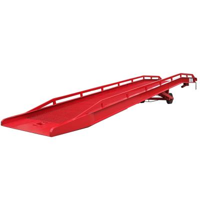 China Movable Hand Ramp Operation Truck Ramp Hydraulic Hotels Yard Container Loading Ramp for sale