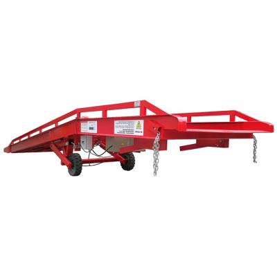 China 10 Ton Warehouse Mobile Truck Container Loading Dock Ramps Manual 10.30 x 1.90m for sale