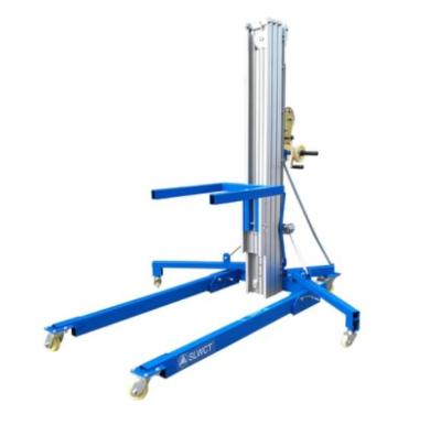 China Winch Operated Hotels 200kg Portable Aluminum Material Lifter for sale