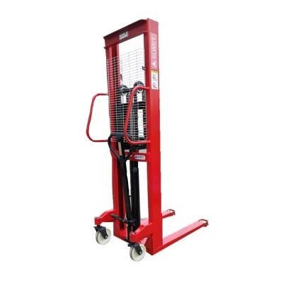 China Hotels Height Quality 1500kg Potable Stacker Hydraulic Pallet Stacker for sale