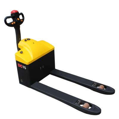 China Hotels 2500kg Mini Electric Hydraulic Hand Pallet Jack Truck In Qatar for sale