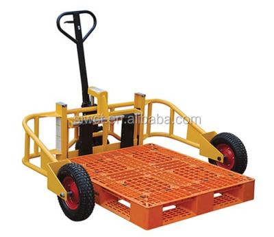 China Hotels Hand Truck Mini All Terrain Hydraulic Hand Pallet Jack Truck for sale