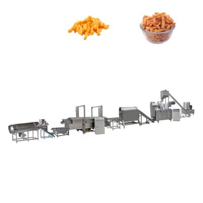 China Easy Operation High Efficiency Kurkure Corn Snacks Machine Automatic Kurkure Processing Machinery for sale