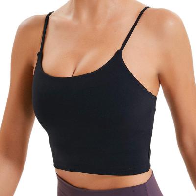 China High Quality QUICK DRY Fitness Workout Womens Running Shirts Yoga Beach Top Padded Sports Bra For Women for sale