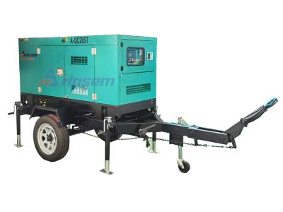 China Quanchai Diesel Generator Set 22kW 28kVA Soundproof Electric With Trailer For Home Use for sale