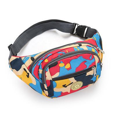 China New Camouflage Water Proof Canvas Belt Bag Outdoor Sports Cross - Body Chest Bag for sale