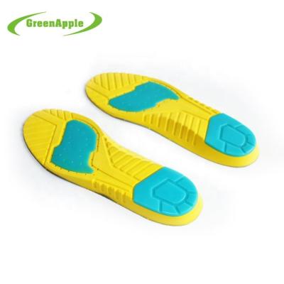 China Latest Product Shoes Ultra-thin Insole Machine Breathable Rebound PU+GEL Velvet+Slow Foot Arch Support Insole for sale