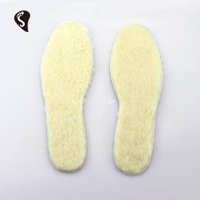 China Breathable soft and comfortable real wool and felt warm insole for winter for sale