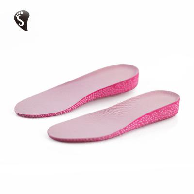 China High rebound and new fashion E-TPU light weight popcorn elastic invisible waist increasing insole and waist insole for sale