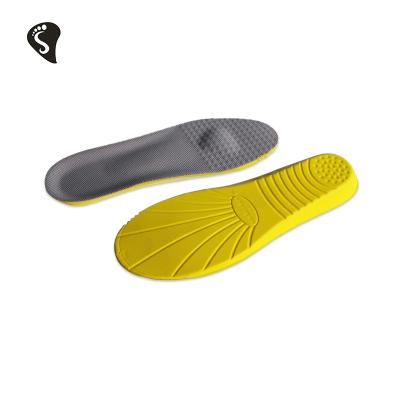 China Super soft and comfortable PU insert massage insole of soft and shock absorption with shoe arch support for sale