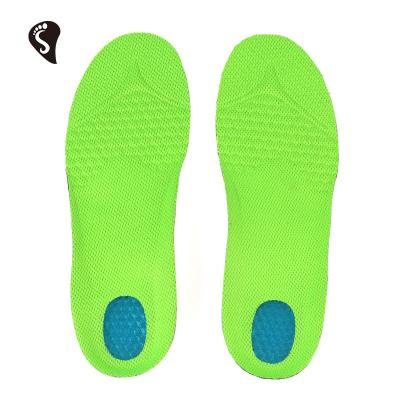 China Breathable Shock Absorption And Gel Anti-Slip Pads Pain Relieve PU Foam For Sport Shoe Insole for sale