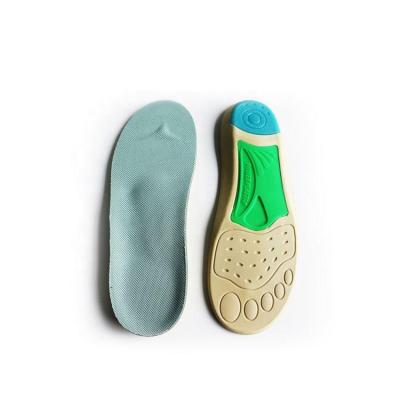 China 2020 Latest Product Mesh+ORTHOLITE+PU+GEL+Nylon Sheet Anti-slip PU Gel Cushion Insole, Comfortable Breathable Memory Foam Insole, Relieve Fatigue Insole For Shoes for sale