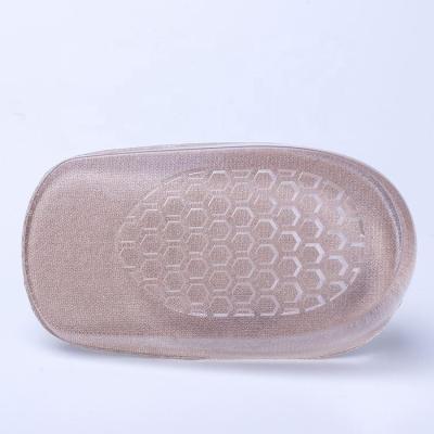 China 2021 Style Soft Comfortable Anti-slip Attractive Increase Plus Size Shoe Insole Invisible Half Insole for sale