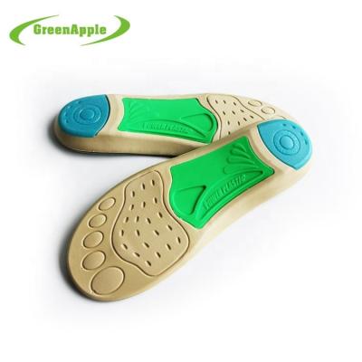 China 2019 Mesh+ORTHOLITE+PU+GEL+Nylon Sheet Custom Design Foot Care Soft Insole Comfortable Anti-Slip Handmade Insole for sale