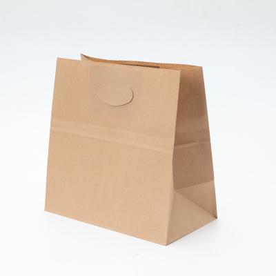 China Recyclable Custom Personalized Die Cut Paper Jewelry Brown Packaging Paper Bag Kraft Paper Bag for sale