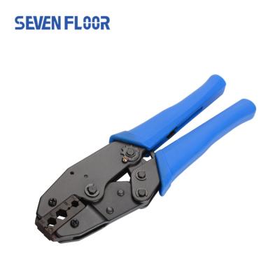 China Manual Crimp Type Manual Professional Crimp Ratchet Type Coaxial Cable Rg6,58,59,62 Press Crimp Tool for sale