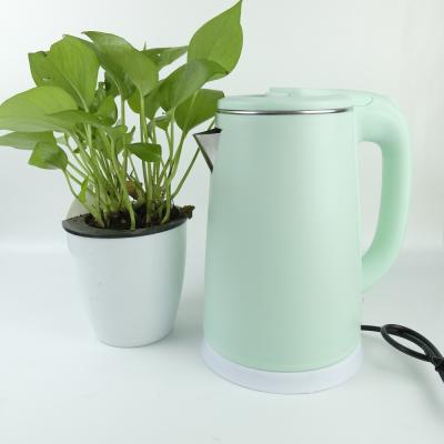 China 360 Degree Plastic Electric Kettle Base 1.8L Rotation Cheap Even Kitchen Appliances Double Wall for sale