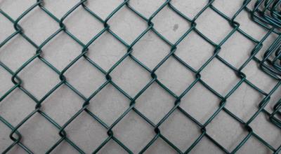 China Dekorativer Kettenglied-Zaun H4m, Diamond Pvc Coated Chain Link-Maschendraht zu verkaufen