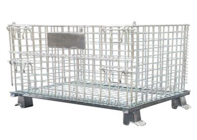 China SGS Roestvrij staal Mesh Container, Pakhuisdraad Mesh Storage Bins Te koop