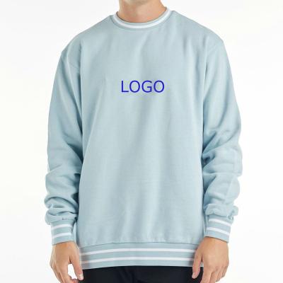 China Custom Logo Men's Breathable Cotton And Sweatshirt Hoodies Pullover Hoodies White Sweatshirt Crewneck Spandex Plain Oversize Pullover Men for sale