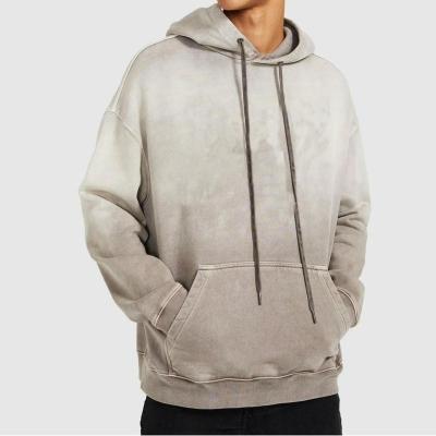 China High Quality Faded Washed Oversized Hooded Sweatshirt Casual Fit Mens Cotton Fleece Hoodies QUICK DRY for sale