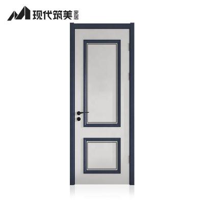 China Cheap Internal Soundproof Soundproof Interior PVC Interior Room MDF Sound Insulation Water Resistant Plywood Wooden Door for sale