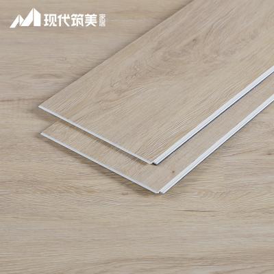 China Eco plastic flooring spc core ac4 antiscratched modern waterproof rigid solid vinyl non click for sale