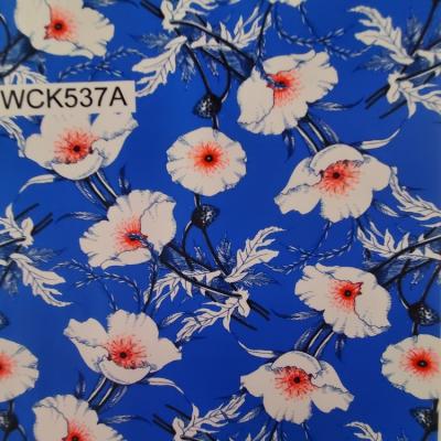 China 4 Way Waterproof Stretch Customized Printed Swimwear Fabric Knitted Little Daisy 90% Polyester 10%Spandex Fabric for sale