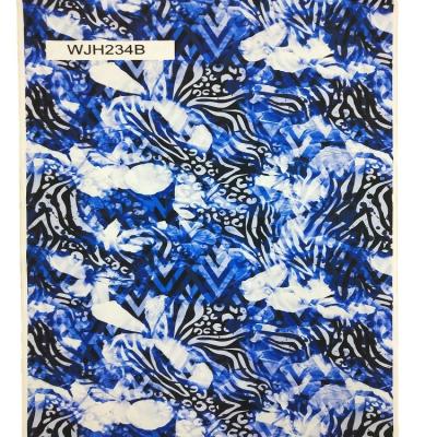 China Nylon Hawaiian floral fabric flower polynesian print stretch fabirc spandex fabric for sale