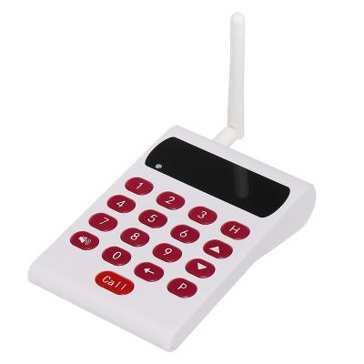 China Hot Selling Long Rage RF ABS Cafe Restaurant Wireless Restaurant Vibration Call System QC03 One Pager Host Ten Waterproof Pager for sale