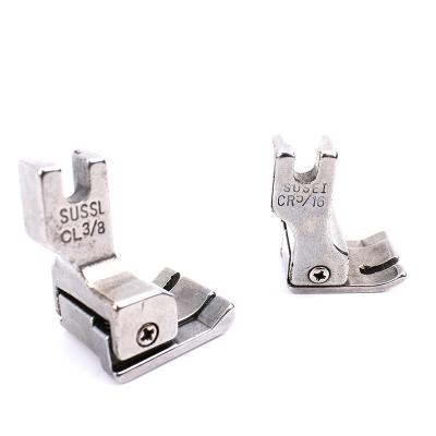 China Other industrial steel sewing machine presser foot for single needle lockstitch machine CR CL1/8 1/16 1/32 for sale