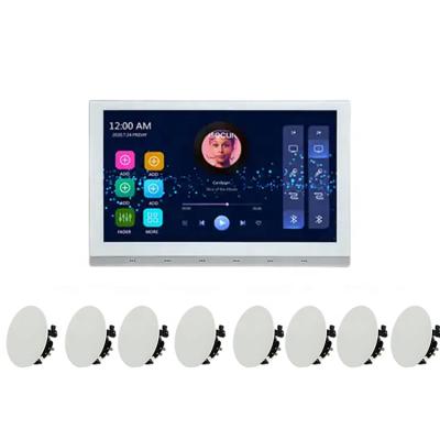 China Smart Home Sound Karaoke System Touch Screen In Wall Audio Digital Amplifier Android 5.1 System 10inch HD touch screen for sale