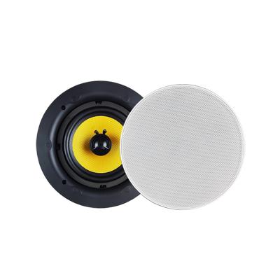 China HOME THEATRE Coaxial fixed resistance ceiling speaker 6-inch ceiling stereo family background music ceiling speaker for sale