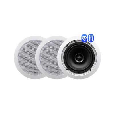 China Mini One primary speaker and two secondary speakers Digital Class-D WiFi Wall Mount Smart Audio Music Player Ceiling Speakers for sale