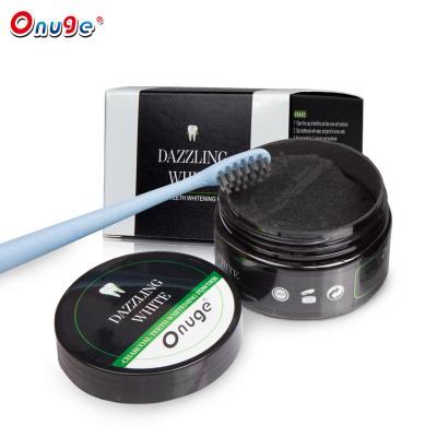 China Convenient Private Label Activated Charcoal Bamboo Teeth Whitening Kit Powder for sale